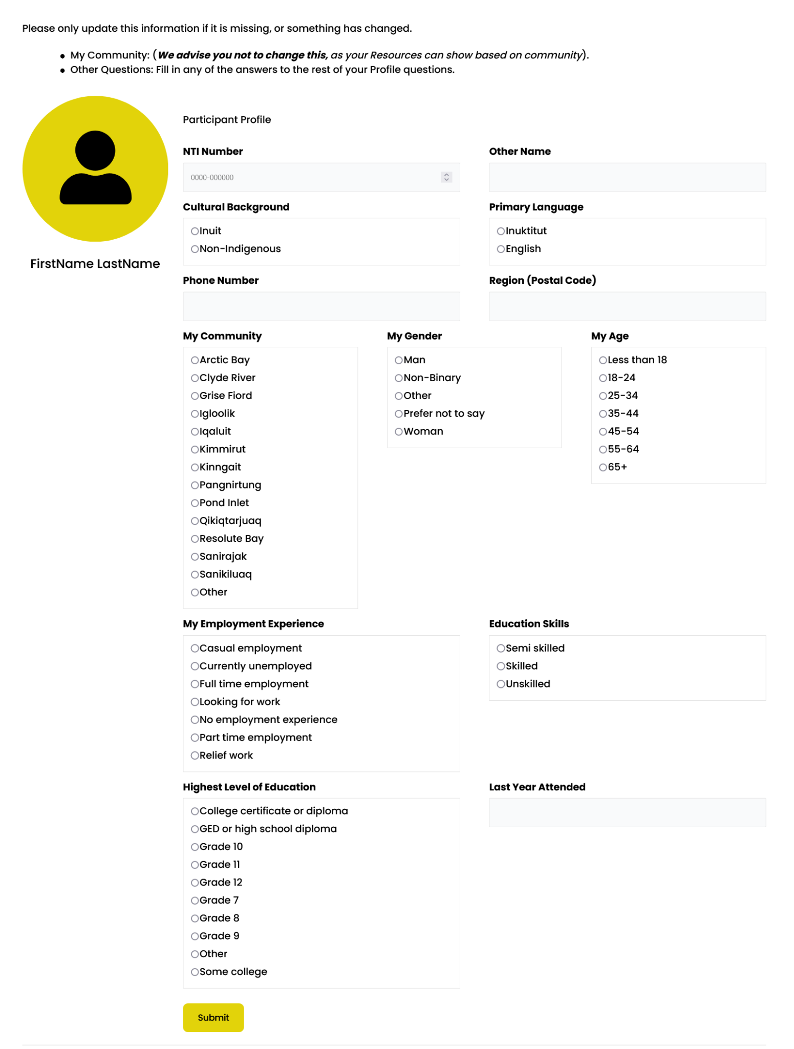 Training Courses Recommended Profile How To