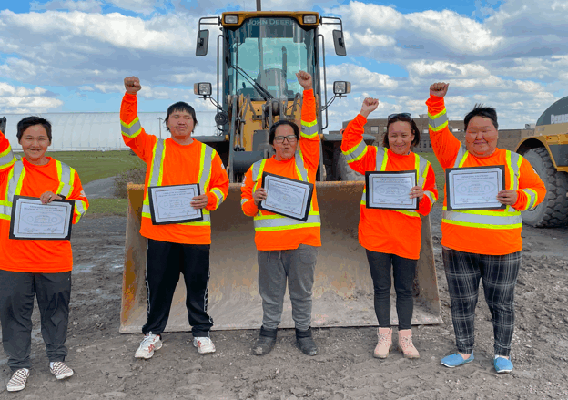5 operators with certificates